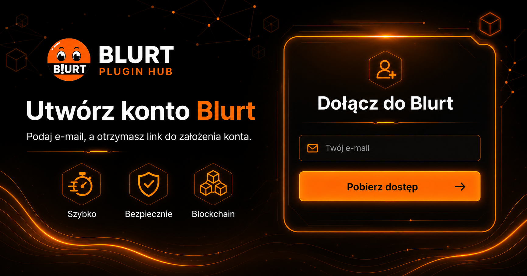 Dołącz do Blurt | Załóż konto Blurt